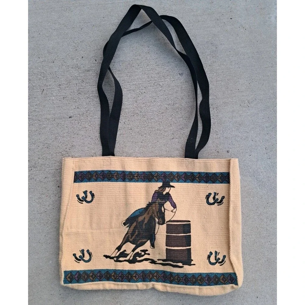 The Silver Thimble Cowgirl Western Cowboy Bag K. Meecher Mears Michigan Tote